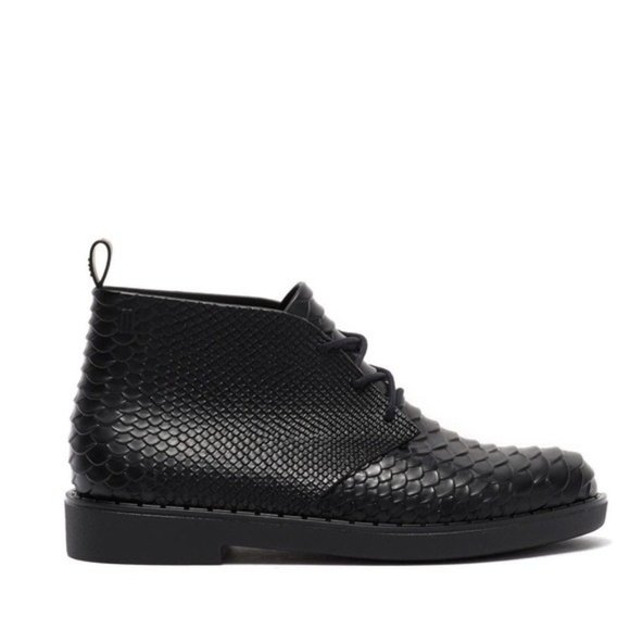 Melissa Shoes - Melissa +Baja East Embossed Bootie in Black Size 8 NEW w/o Box